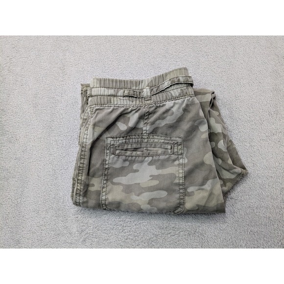 American Eagle Outfitters Camo Cargo Jogger Pants Women's Medium Lyocell Grunge - Picture 11 of 12
